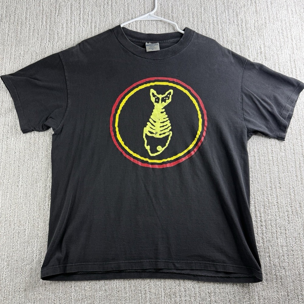 Vintage Fishbone Tour T Shirt Men's Size XL Brockum Band Tee Black